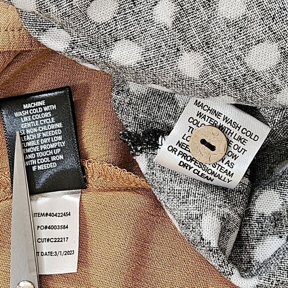 Top Womens L Lot of 2 Hester & Orchard Torrid Sleeveless Linen Gauze Cottagecore - Picture 9 of 16